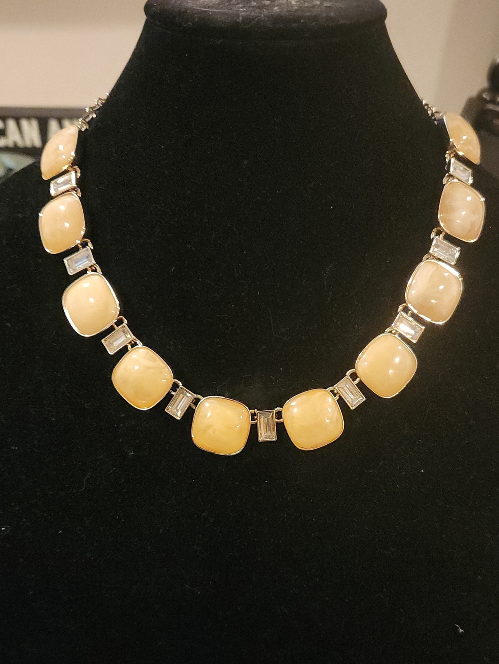 Ann Talyor Yellow Stone Necklace